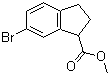 structure of CAS# 1097326-38-9, 6-溴-1,3-二氢-1H-茚-1-羧酸甲酯