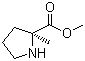 structure of CAS# 109837-32-3, 2-甲基-L-脯氨酸甲酯