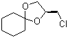 structure of CAS# 1098589-87-7, (2S)-2-(氯甲基)-1,4-二氧杂螺[4.5]癸烷