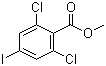 structure of CAS# 1098619-73-8, 2,6-二氯-4-碘苯甲酸甲酯