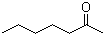 structure of CAS# 110-43-0, 2-庚酮