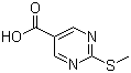 structure of CAS# 110099-94-0, 2-(甲硫基)嘧啶-5-羧酸