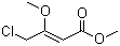 structure of CAS# 110104-60-4, (E)-4-氯-3-甲氧基-2-丁烯酸甲酯