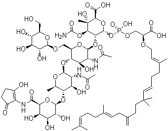 structure of CAS# 11015-37-5, 黄霉素