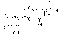 CAS 登录号：110170-37-1, 4-O-没食子酰基奎宁酸