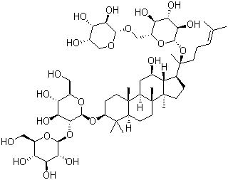 structure of CAS# 11021-13-9, 人参皂甙 Rb2