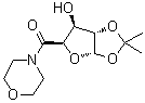 structure of CAS# 1103738-19-7, (5S)-4,5-O-(1-Methylethylidene)-1-C-4-morpholinyl-D-xylo-pentodialdo-5,2-furanose