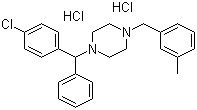 structure of CAS# 1104-22-9, 盐酸美克洛嗪