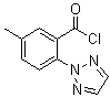 CAS # 1104546-96-4, 5-Methyl-2-(2H-1,2,3-triazol-2-yl)benzoyl chloride