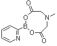 structure of CAS# 1104637-58-2, 2-吡啶基硼酸 甲基亚氨基二乙酸酯
