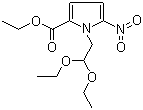 structure of CAS# 1105187-49-2, 1-(2,2-二乙氧基乙基)-5-硝基-1H-吡咯-2-羧酸乙酯