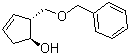 structure of CAS# 110567-21-0, (1S-反式)-2-[(苯甲氧基)甲基]-3-环戊烯-1-醇