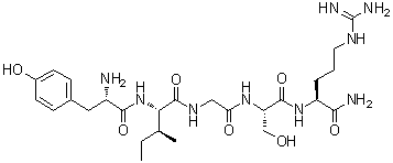 CAS # 110590-65-3, L-Tyrosyl-L-isoleucylglycyl-L-seryl-L-argininamide