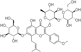 structure of CAS# 110623-72-8, 淫羊霍定 A