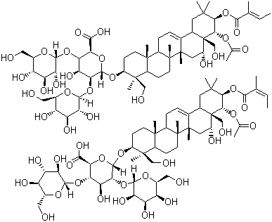structure of CAS# 11072-93-8, beta-Escin