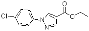 CAS # 110821-33-5, 1-(4-Chlorophenyl)-1H-pyrazole-4-carboxylic acid ethyl ester