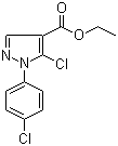 structure of CAS# 110821-36-8, 5-氯-1-(4-氯苯基)-1H-吡唑-4-羧酸乙酯