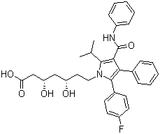 structure of CAS# 110862-48-1, 阿伐他汀