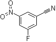 structure of CAS# 110882-60-5, 3-氟-5-硝基苯甲腈
