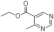 Ethyl-4-methylpyrimidine-5-carboxylate molecular structure (CAS 110960-73-1)