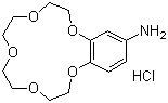 structure of CAS# 111076-66-5, 4-Aminobenzo-15-crown-5 hydrochloride