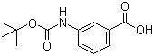 structure of CAS# 111331-82-9, 3-(N-叔丁氧羰基氨基)苯甲酸