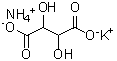 CAS # 1114-14-3, Potassium ammonium tartrate, Ammonium potassium tartrate