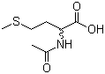 structure of CAS# 1115-47-5, N-Acetyl-DL-methionine