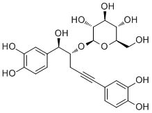 structure of CAS# 111518-94-6, 尼亚希木脂素苷