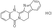 structure of CAS# 111664-82-5, Dehydroevodiamine hydrochloride