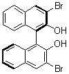 structure of CAS# 111795-43-8, (R)-3,3'-Dibromo-1,1'-bi-2-naphthol