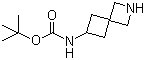 structure of CAS# 1118786-85-8, N-2-Azaspiro[3.3]hept-6-ylcarbamic acid tert-butyl ester