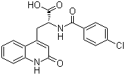 CAS 登录号：111911-90-1, (R)-2-(4-氯苯甲酰胺基)-3-(1,2-二氢-2-氧代-4-喹啉基)丙酸