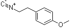 structure of CAS# 112057-91-7, 1-(2-Isocyanoethyl)-4-methoxybenzene