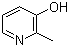 structure of CAS# 1121-25-1, 3-羟基-2-甲基吡啶