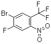 structure of CAS# 1121586-27-3, 4-Bromo-5-fluoro-2-trifluoromethylnitrobenzene
