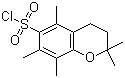 structure of CAS# 112160-39-1, 2,2,5,7,8-五甲基苯并二氢吡喃-6-磺酰氯