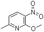 2-Methoxy-3-nitro-6-methylpyridine molecular structure (CAS 112163-03-8)