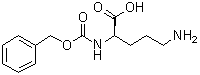 structure of CAS# 112229-51-3, N2-苄氧羰基-D-鸟氨酸