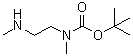 structure of CAS# 112257-19-9, N-[(叔-丁氧基)羰基]-N,N'-二甲基乙二胺