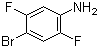 structure of CAS# 112279-60-4, 4-溴-2,5-二氟苯胺