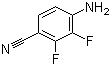 structure of CAS# 112279-71-7, 4-氨基-2,3-二氟苯腈