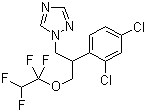 CAS 登录号：112281-77-3, 氟醚唑, 2-(2,4-二氯苯基)-3-(1H-1,2,4-三唑-1-基)丙基 1,1,2,2,-四氟乙基醚