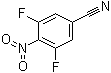 structure of CAS# 1123172-88-2, 3,5-二氟-4-硝基苯甲腈