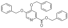 structure of CAS# 112334-42-6, 4,5-二苄氧基吡啶-2-甲酸苄酯