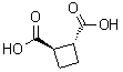 structure of CAS# 1124-13-6, 反式-1,2-环丁烷二甲酸
