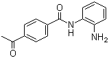 4-Acetylamino-N-(2'-aminophenyl)benzamide molecular structure (CAS 112522-64-2)