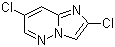2,6-二氯咪唑并[1,2-b]哒嗪分子结构 (CAS 112581-77-8)