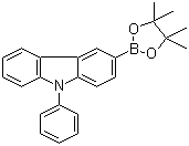 CAS 登录号：1126522-69-7, 9-苯基-9H-咔唑-3-硼酸嚬哪醇酯