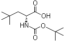 structure of CAS# 112695-98-4, N-[(叔丁氧基)羰基]-4-甲基-D-亮氨酸